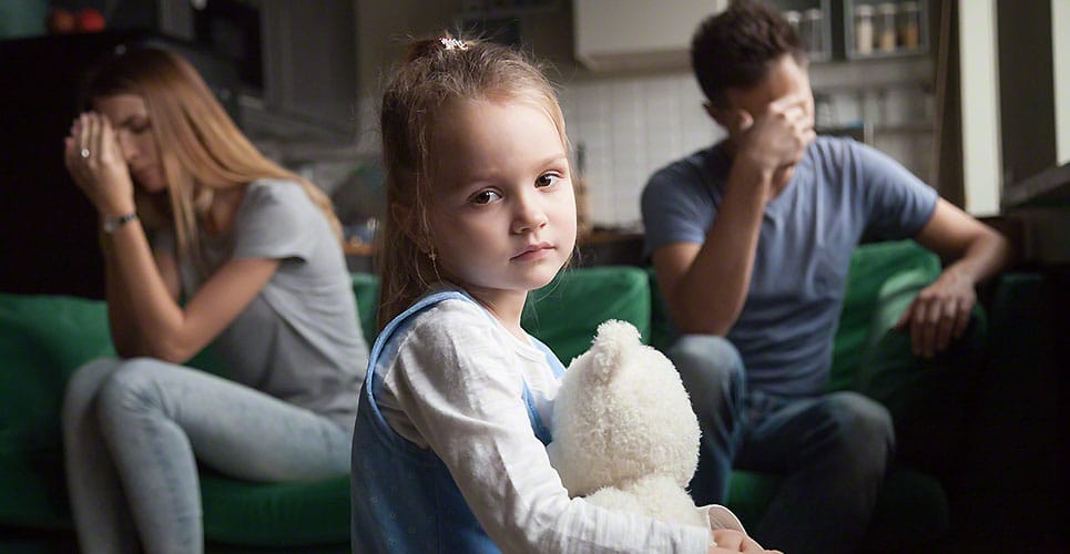 Effects of divorce on the children are explained