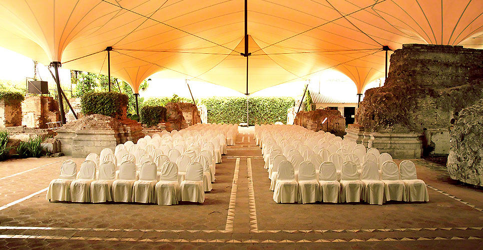 empty wedding venue